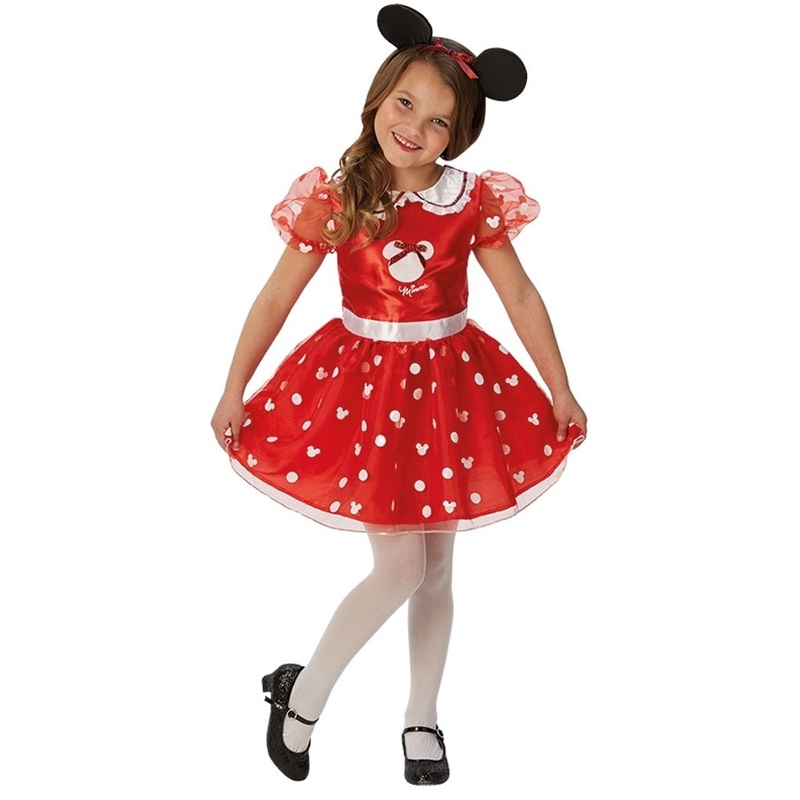 Sweet Minnie Mouse polka dot dress S