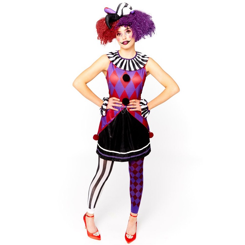 Violetta Harlequin ladies costume 36-38