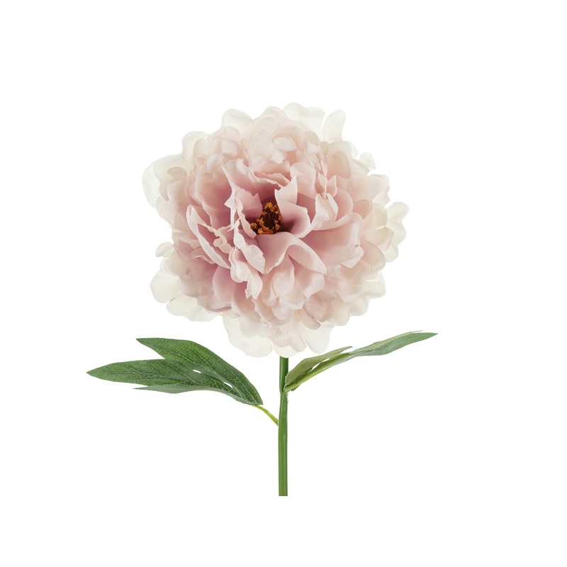 Artificial peony in pale pink 35 cm