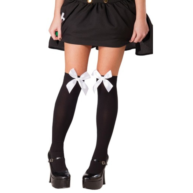 Black bows stockings