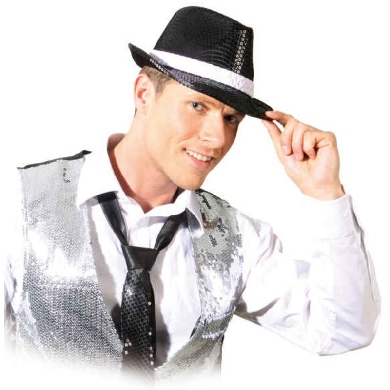 Black Danny Disco sequin hat