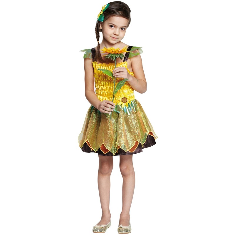 Sunflower girl costume for girls 92