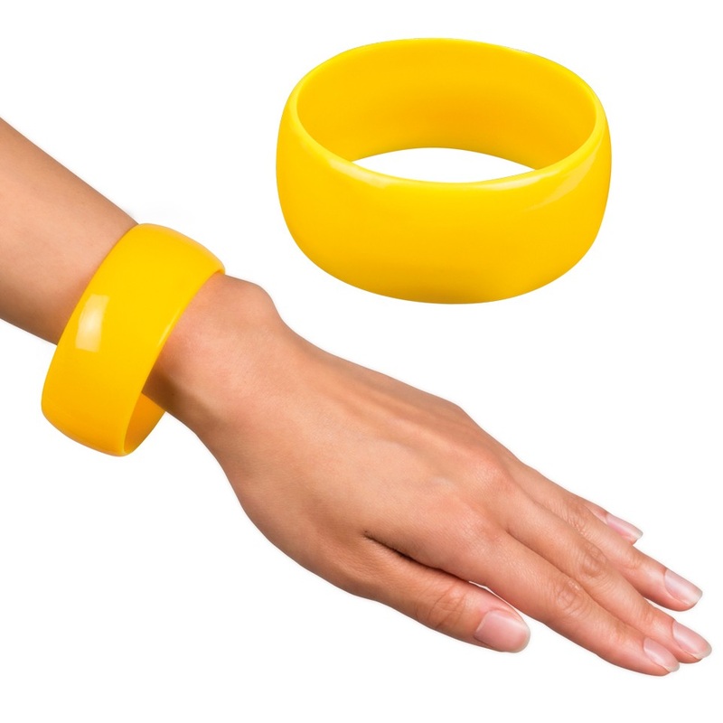 Yellow Yalina 80s bangle