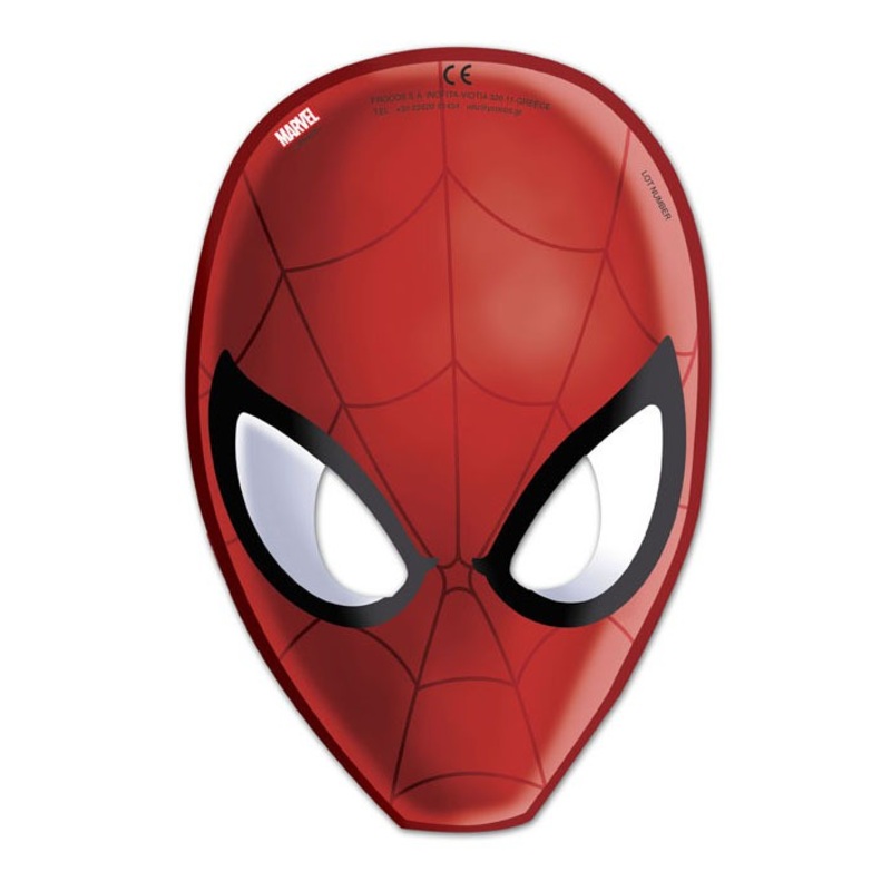 6 Spiderman Web Warriors masks