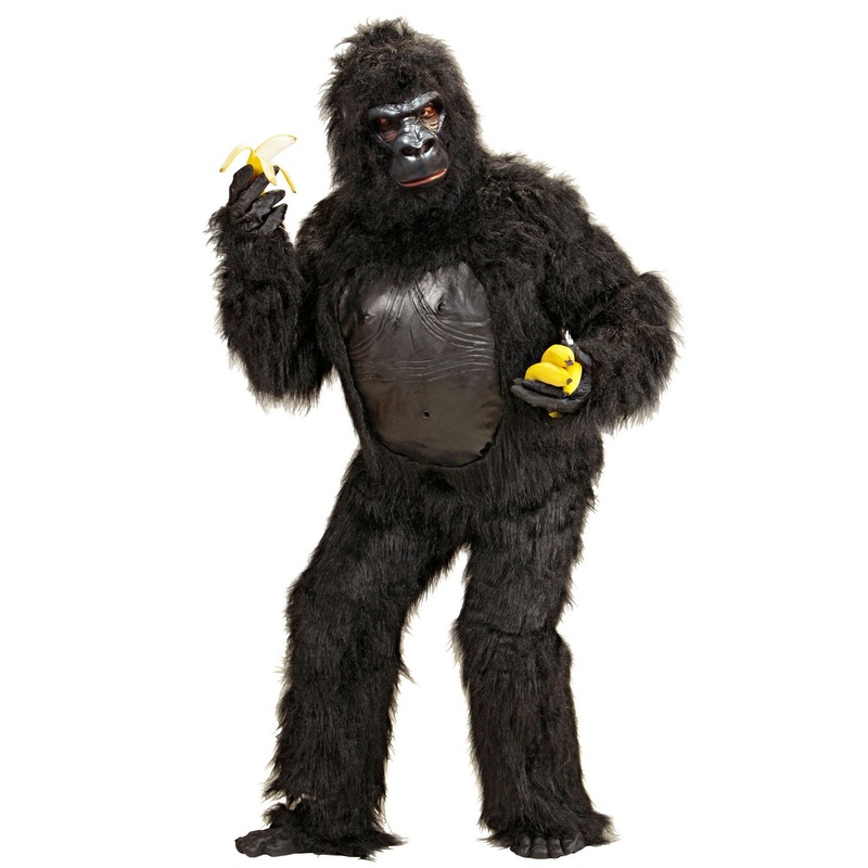 Black gorilla costume Grumpy unisex