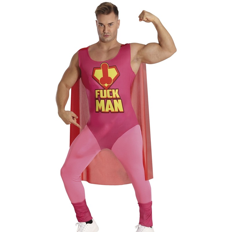 Superhero F.....MAN Men's Costume M