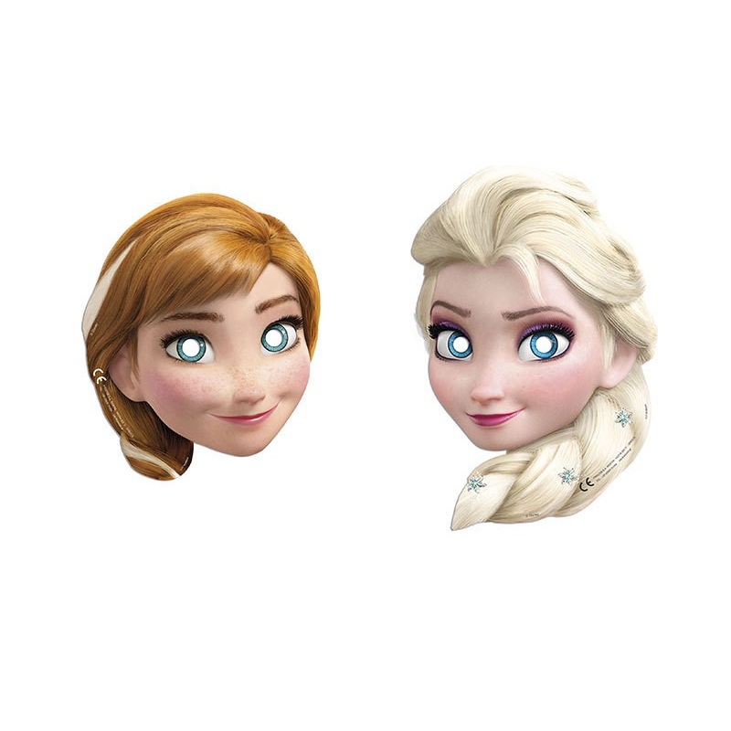 6 Frozen winter fairy tale masks