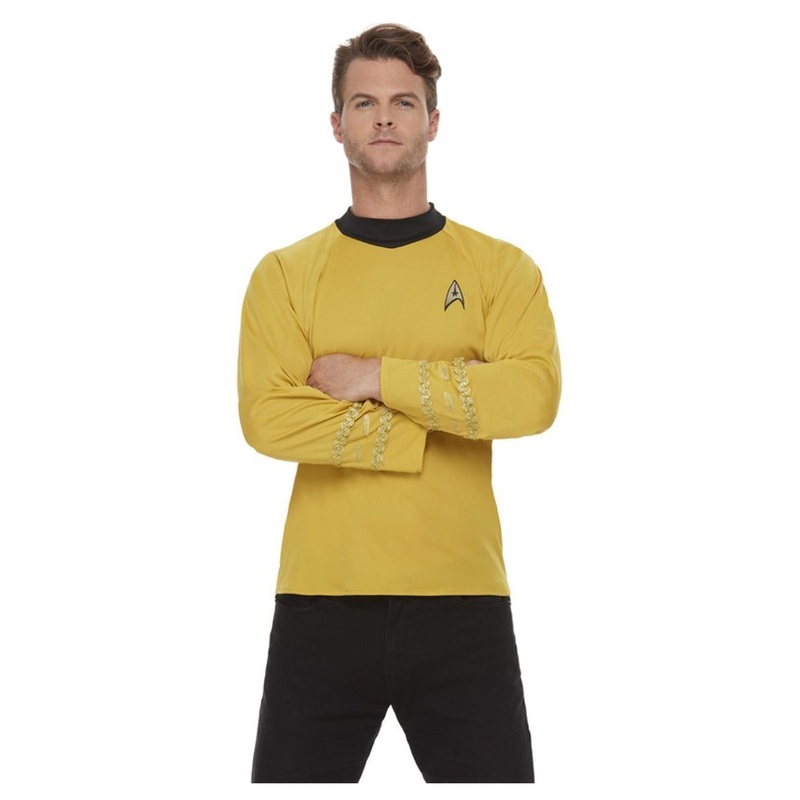 Star Trek Uniform Shirt for men yellow S