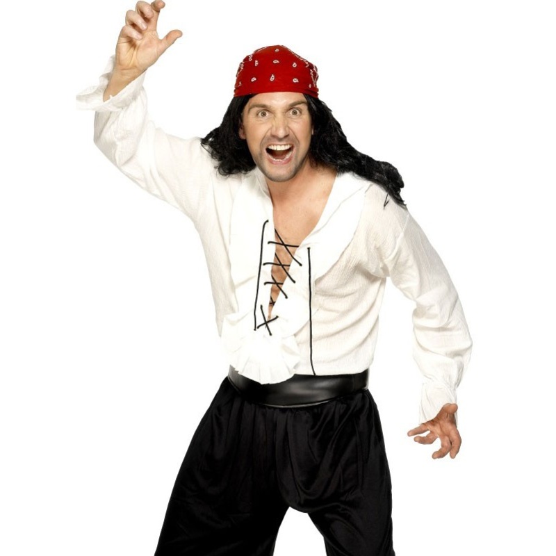 White Kolarov pirate shirt