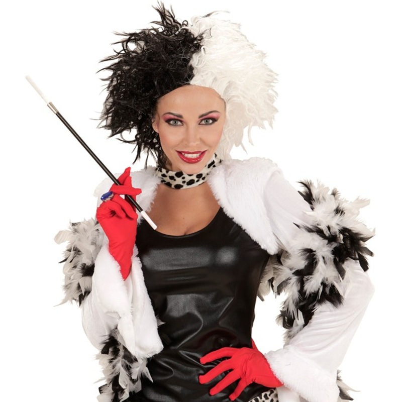 101 Dalmatians Wig Black-White