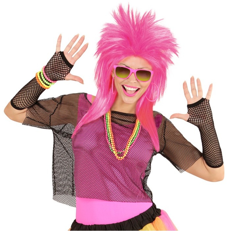 80s punk net shirt for women