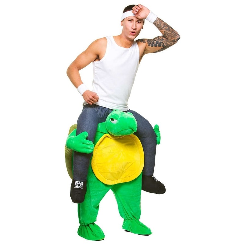 Angry Turtle Piggyback Costume