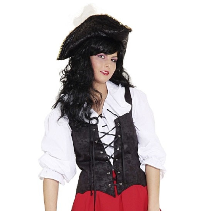 Black pirate corsage 36