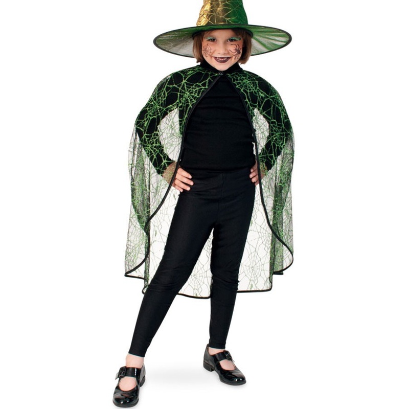 Spooky spider cape for children