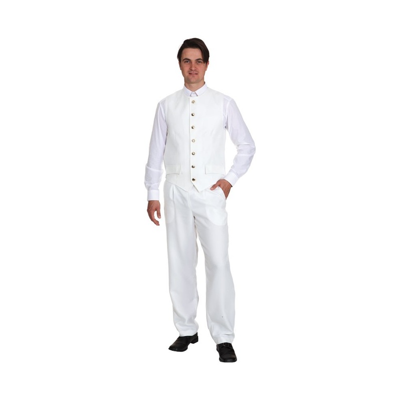 White men's trousers Johann 50-52