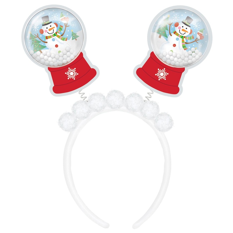 Snow globe headband Snowman