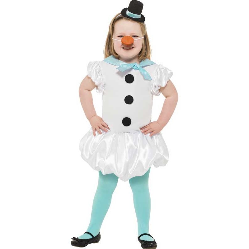 Snow woman ballerina child costume S