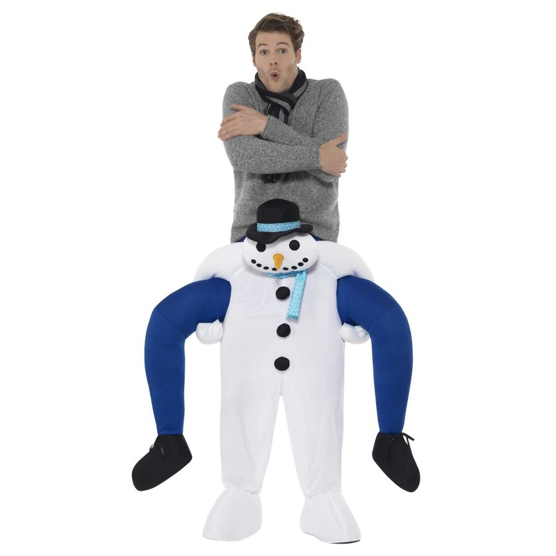 Snowman Rudi piggyback costume
