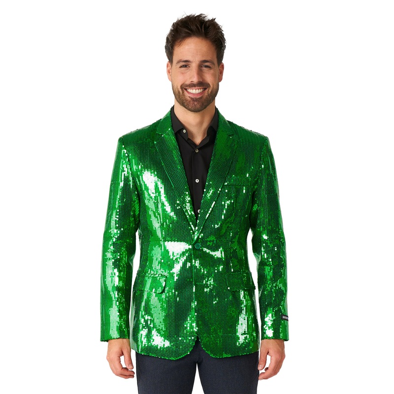 Suitmeister Sequins Green Jacket for Men S