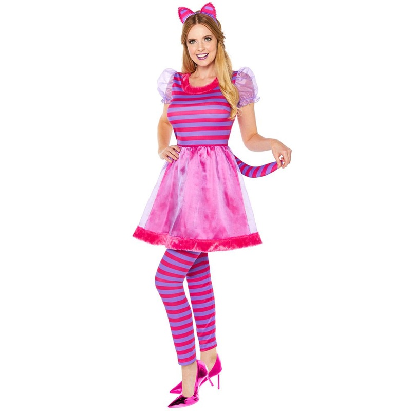 Sweet Cat Cheshire Cat Ladies Costume 32-34
