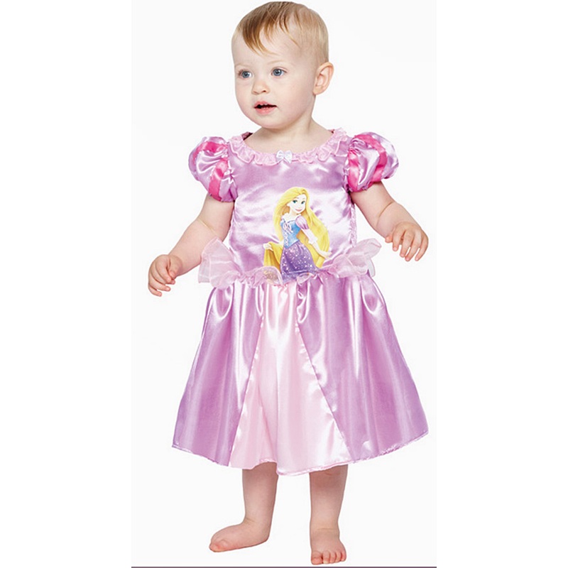 Sweet Rapunzel dress for babies pink