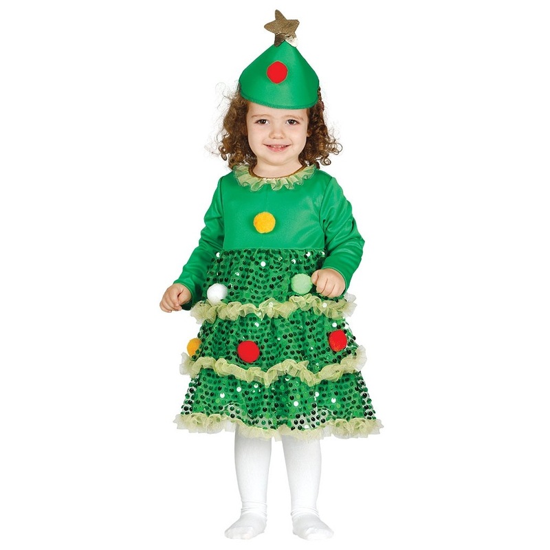 Sweet Christmas tree baby costume