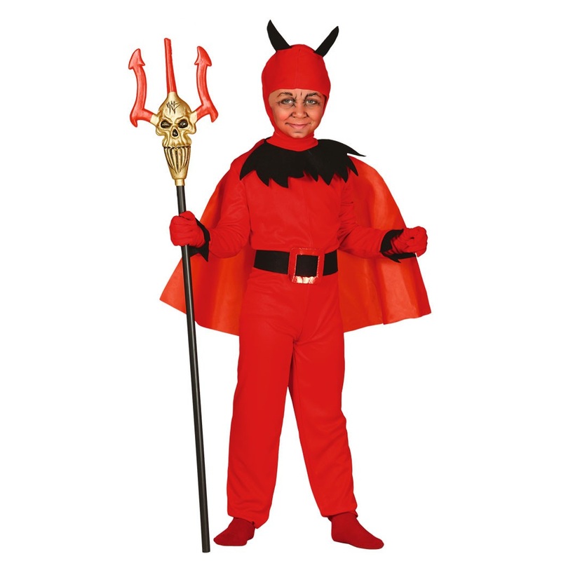 Amando red devil costume for boys