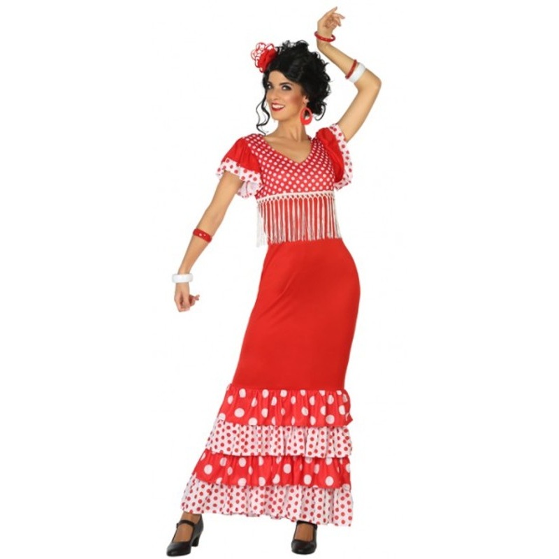 Spanish dancer Abelia costume for women XS-S