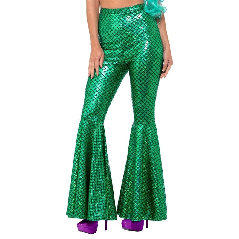 Women's flared pants for mermaids S