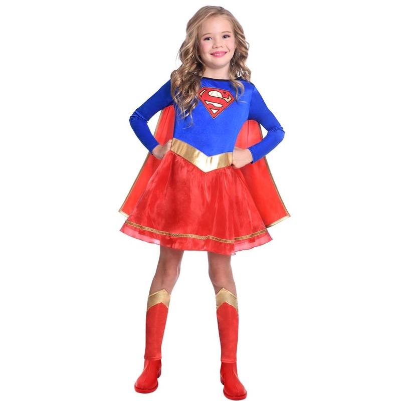 Supergirl licensed costume for girls